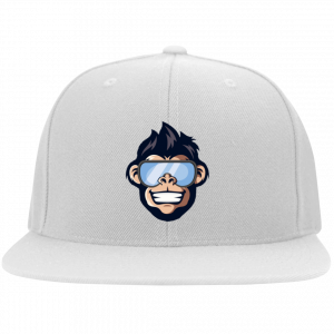 Alternative view of Veeco Embroidered Flat Bill Twill Flexfit Cap